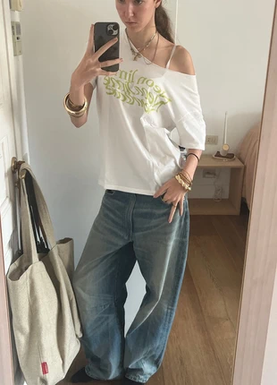 camiseta asimétrica oversize streetwear urban y2k 2000s vintage aesthetic, marque: Vintage Dressing, état: Très bon état, taille: S / 36 / 8, 8,00 €, 9,10 € Protection acheteurs incluse