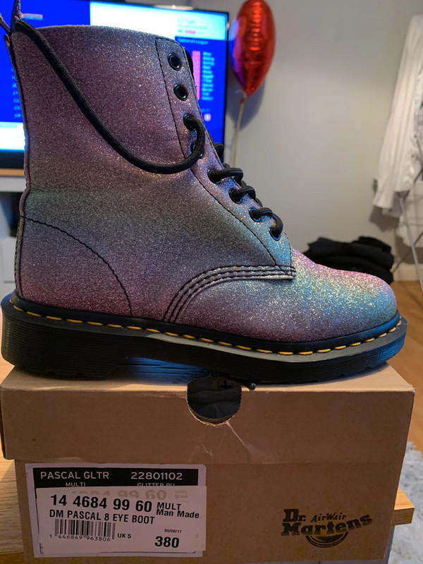 Pascal 8 eye sales boot glitter