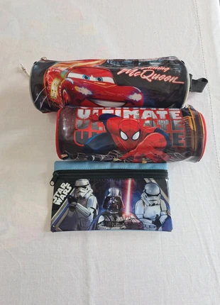 Lot de 3 trousses • Spiderman • Cars • Star Wars, marque: Marvel, état: Très bon état, 4,00 €, 4,90 € Protection acheteurs incluse