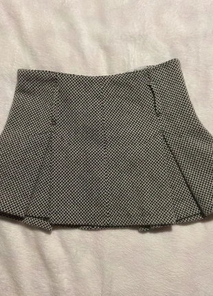 mini skirt houndstooth, marca: YesStyle, estado: Novo sem etiquetas, tamanho: XXS / 32 / 4, €5.50, €6.48 inclui Proteção do Comprador