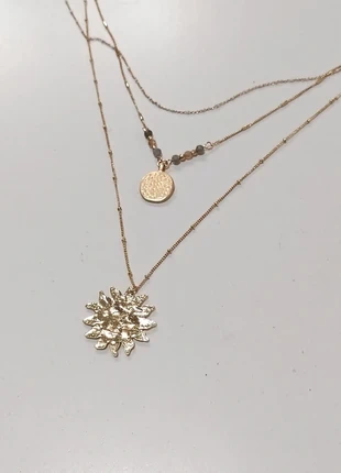 Accessorize Multi layer necklace, Sun Pendant layering necklace, brand: Accessorize, condition: Very good, £5.99, £6.99 includes Buyer Protection