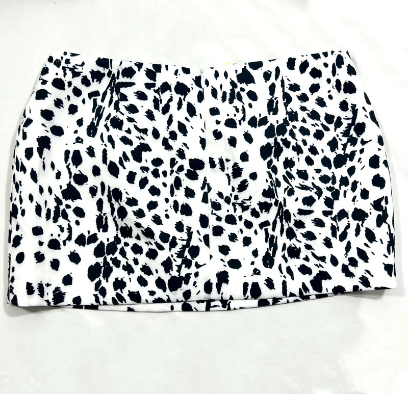 Akira Cow Print Mini Skirt 1