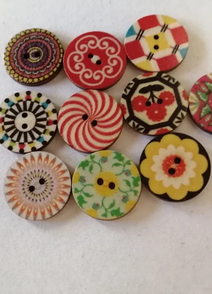 Mercerie couture Lot de boutons 2 cms de diamètre, estado: Muito bom, €1.00, €1.75 inclui Proteção do Comprador