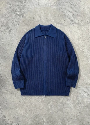 Cardigan Côtelé Polo M Bleu Cobalt Vintage, brand: Vintage Dressing, condition: Very good, size: M, €72.90, €77.25 includes Buyer Protection