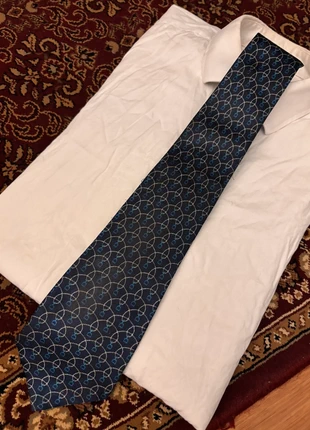 Cravate bleu à motifs élégant vintage, brand: Vintage Dressing, condizioni: Ottime, €5.00, €5.95 include la Protezione acquisti Pro