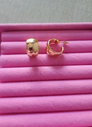 Orecchini cerchi particolari in resina nuovi chiusura acciaio inossidabile, brand: INOX, condizioni: Nuovo senza cartellino, €4.50, €5.43 include la Protezione acquisti