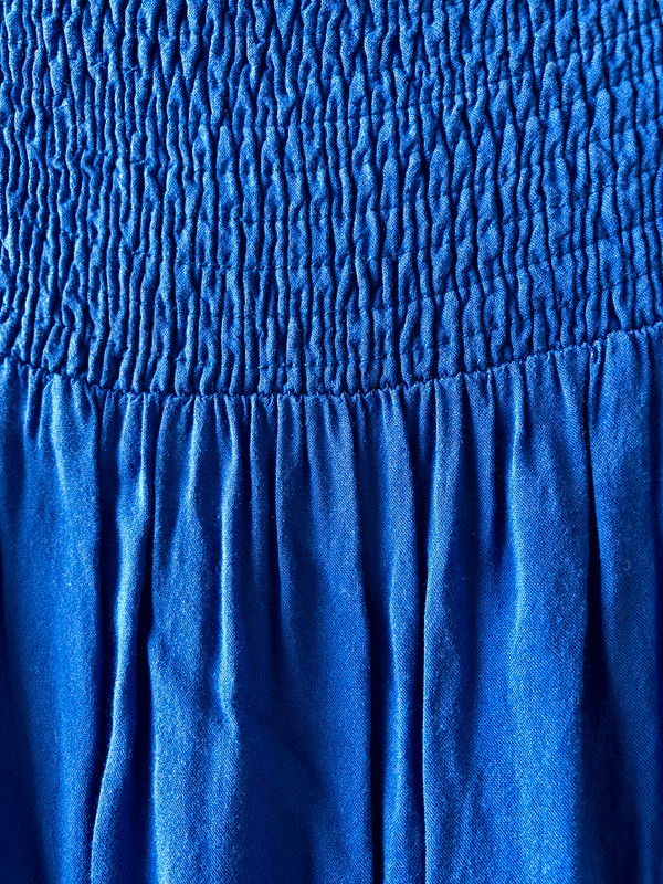 Robe bustier bleue 3