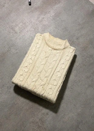 Pull Aran Vintage Irish Wool en 100% pure laine Beige en maille torsadée taille L, marque: Aran Crafts, état: Très bon état, taille: L, 29,99 €, 32,19 € Protection acheteurs incluse