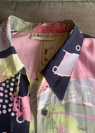 Vintage blouse in Hawaïstyle van abientout, merk: abientout, staat: Heel goed, maat: M / 38 / 10, € 10,00, € 11,20 inclusief Kopersbescherming