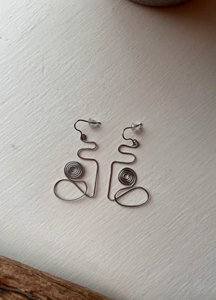 Boucles d’oreilles métallique / cute earrings , marca: Handmade, estado: Nuevo sin etiquetas, 13,00 €, 14,35 € Protección al comprador incluida