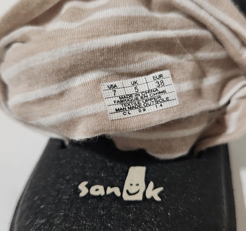 Sanuk Fabric Yoga Mat Thong Slingback Sandals (7) 4