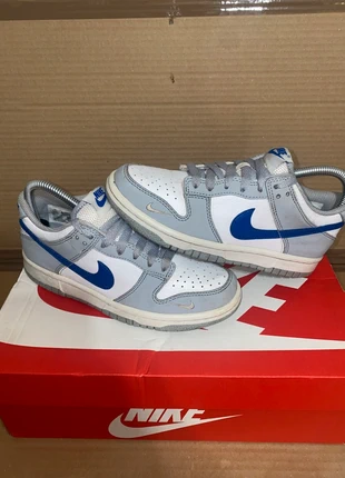 Nike Dunk Low GS Grey Game Royal Trainer, brand: Nike, condition: Very good, size: 3, £15.99, £17.49 includes Buyer Protection