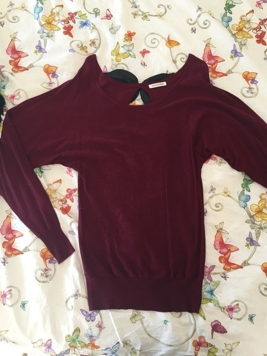 Pull-over bordeaux 1