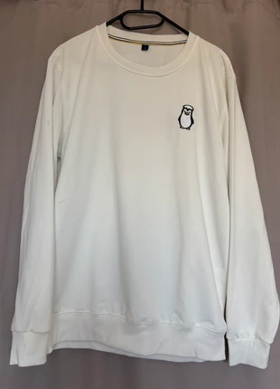 Sweat blanc à motif pingouin Homme – Taille L – Bon état, marque: Original, état: Très bon état, taille: L, 3,00 €, 3,85 € Protection acheteurs incluse