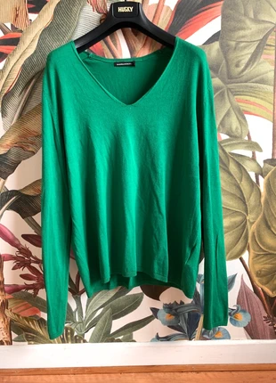 Pull col V vert Monoprix, marke: Monoprix, zustand: Sehr gut, größe: L / 40 / 12, 10,00 €, 11,20 € inklusive Vinted-Käuferschutz