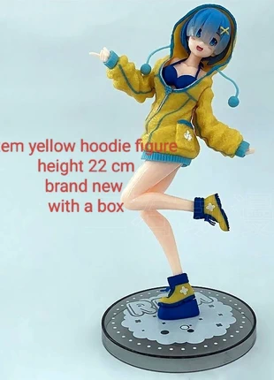 Rem yellow hoodie figure, condition: New without tags, size: One size, £22.00, £24.06 includes Buyer Protection