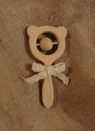 Hochet en bois neuf , marca: Montessori, estado: Novo com etiquetas, tamanho: Tamanho único, €6.00, €7.00 inclui Proteção do Comprador