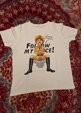 Tee-shirt sarcastique " Chorlie Choplin " - Charlie Chaplin - Import Direct Angleterre, brand: Chorlie Choplin, condition: New without tags, size: XL, €9.00, €10.15 includes Buyer Protection