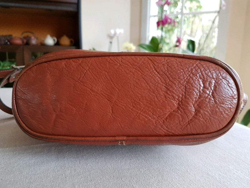 Lorenzo vintage sac cuir bandouli re bon tat Vinted