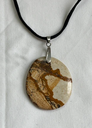 Pendentif en jaspe paysage – Pierre de guérison – 4,6 cm, zustand: Neu, 4,00 €, 4,90 € inklusive Vinted-Käuferschutz