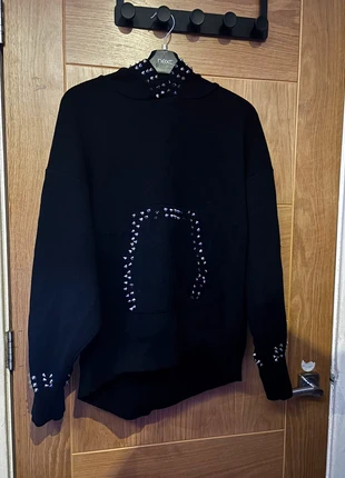 Black silver studded hoodie, brand: Alternative, condition: Very good, size: M / 10, £7.00, £8.05 includes Buyer Protection