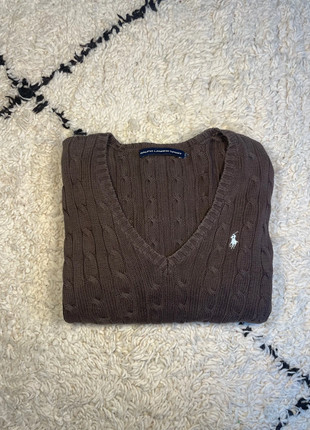 Pull torsadé Ralph Lauren marron XL, marque: Ralph Lauren, état: Très bon état, taille: XL / 42 / 14, 55,00 €, 58,45 € Protection acheteurs incluse