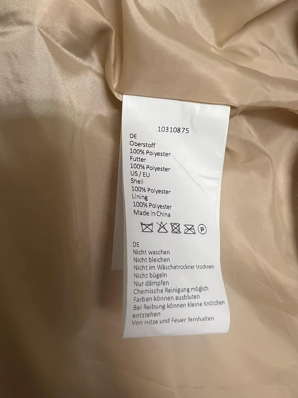 Usha jas beige nieuw nooit gedragen maat XL Vinted