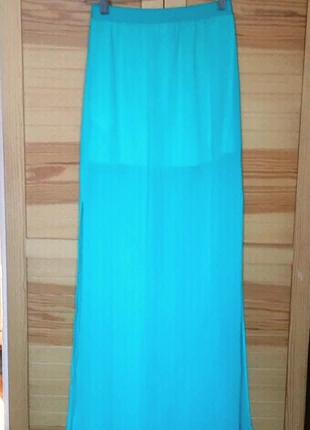 Langer Rock mit Unterrock Türkis 😄👗 Gr. S, brand: H&M, condition: New without tags, size: S / 36 / 8, €4.00, €4.90 includes Buyer Protection