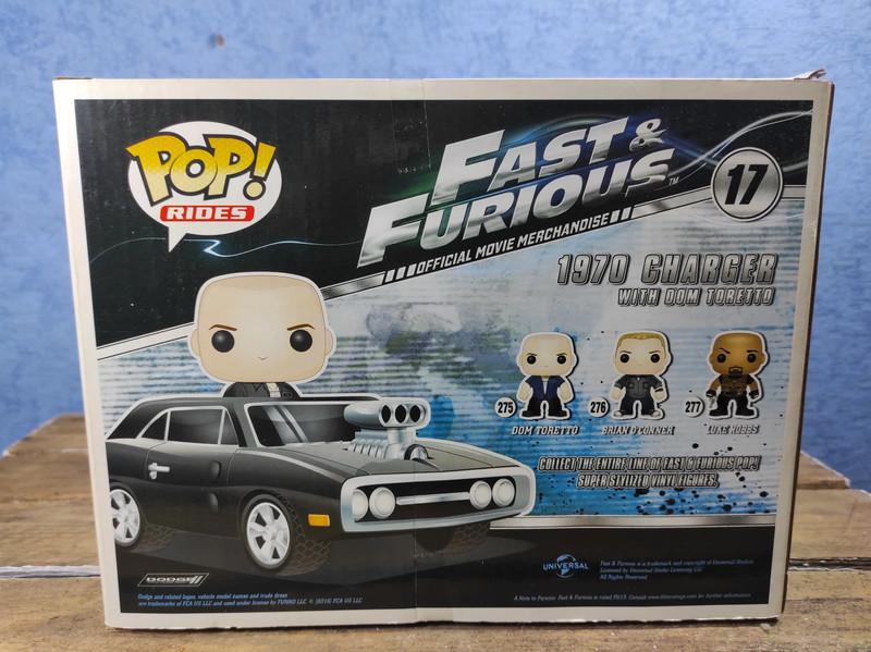 funko pop n 17 fast furious 1970 charger