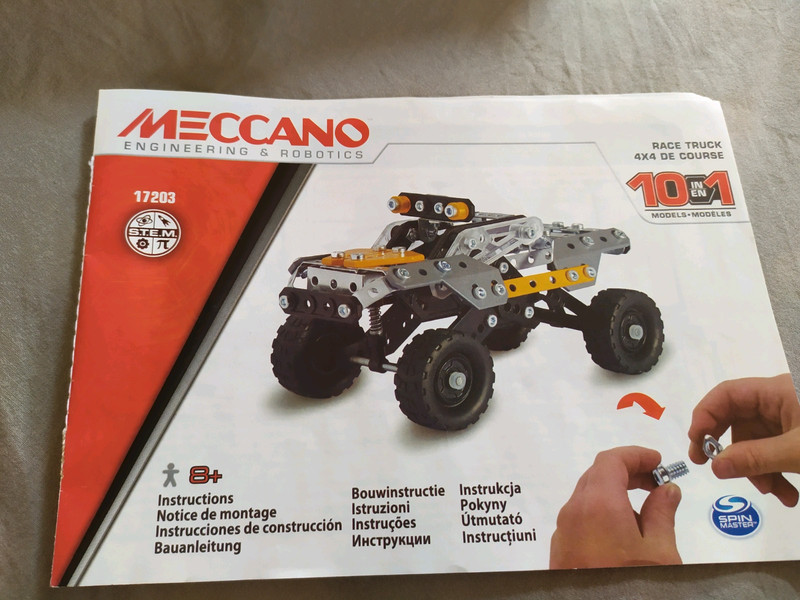 meccano race truck