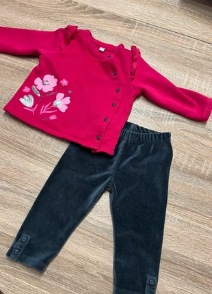 Ensemble velours fille, condition: Very good, size: 9-12 months / 74 cm, €7.00, €8.05 includes Buyer Protection