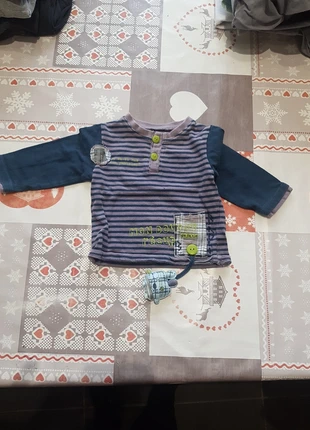 T-shirt manche longue 6 mois, marke: La Compagnie des Petits, zustand: Sehr gut, größe: 6-9 Monate / 68, 1,00 €, 1,75 € inklusive Vinted-Käuferschutz