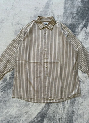 chemise calvin klein rayée beige et blanche coupe droite coton taille l homme, marque: Calvin Klein, état: Très bon état, taille: L, 32,00 €, 34,30 € Protection acheteurs (Pro) incluse