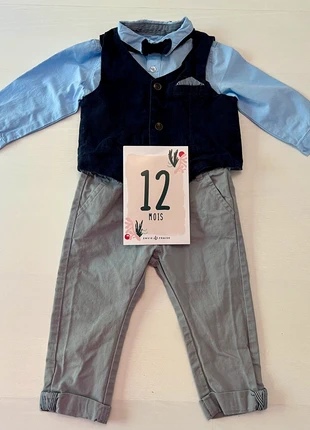 Ensemble garçon, merk: Vertbaudet, staat: Heel goed, maat: 9-12 maanden / 74 cm, € 4,00, € 4,90 inclusief Kopersbescherming