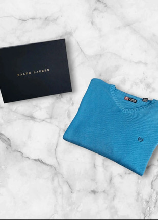 Pull en maille CHAPS by Ralph Lauren Col V - Bleu clair- Taille XXL Homme Logo Brodé -1661, marca: Chaps Ralph Lauren, estado: Bom, tamanho: XXL, €17.90, €19.50 inclui Proteção do Comprador Pro