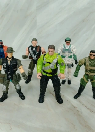 Lotto 6 Mini Action Figure Chap Mei Vintage (G.I. Joe, Dino Valley Etc.), brand: Chap Mei, condizioni: Ottime, taglia: Taglia unica, €25.00, €26.95 include la Protezione acquisti