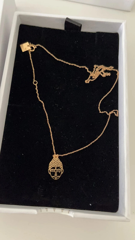 Collier Ginette ny en or 18 carats bouddha buddha Vinted