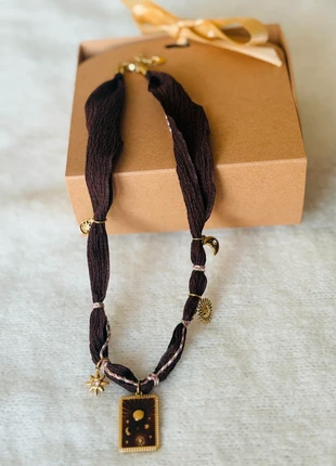 ⭐ Collier Bohème • Lune & Soleil ⭐, état: Neuf avec étiquette, 15,00 €, 16,45 € Protection acheteurs incluse