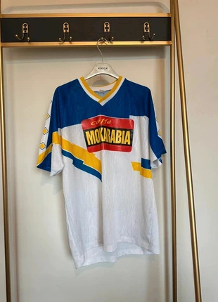 <3 Vintage jersey shirt maat M – retro sportlook streetwear unisex, staat: Veelgebruikt, maat: M, € 5,99, € 6,99 inclusief Kopersbescherming