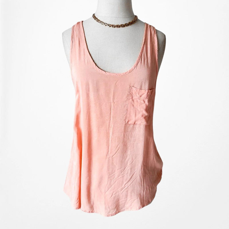 ASOS Pink Scoop Neck Racerback Tank Cami Top Size S 4