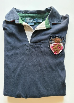 Polo Ralph Lauren rugby vintage rare taille l écusson brodé homme, brand: Ralph Lauren, condition: Very good, size: L, €45.00, €47.95 includes Buyer Protection