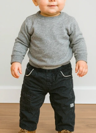 Pantalon bébé garçon 3 pommes 12 mois (74 cm) noir, marque: 3 Pommes, état: Très bon état, taille: 9-12 mois / 74 cm, 1,50 €, 2,28 € Protection acheteurs incluse