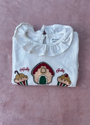 Camisola de manga comprida Natal, brand: ZY, condizioni: Ottime, taglia: 12-18 mesi / 80 cm, €1.00, €1.75 include la Protezione acquisti