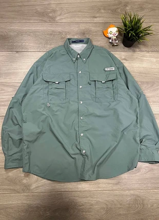 Columbia PFG Bahama Green Tech Shirt L Oversize 🌿, brand: Columbia, condizioni: Ottime, taglia: L, €19.00, €20.65 include la Protezione acquisti