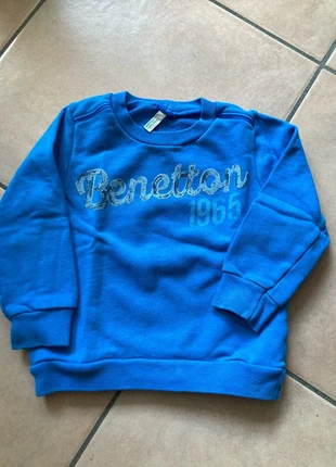 Felpa garzata Benetton, brand: Benetton, condizioni: Ottime, taglia: 12-18 mesi / 80 cm, €3.00, €3.85 include la Protezione acquisti