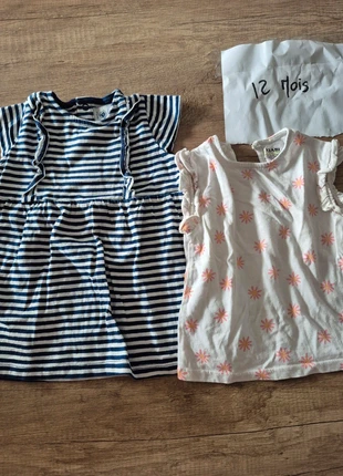 Robe + tee shirt 12 mois, marque: Kiabi, état: Très bon état, taille: 12-18 mois / 80 cm, 5,00 €, 5,95 € Protection acheteurs incluse