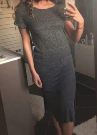 Robe longue fendue noir chiné 36, marque: Jennyfer, état: Neuf sans étiquette, taille: S / 36 / 8, 6,00 €, 7,00 € Protection acheteurs incluse