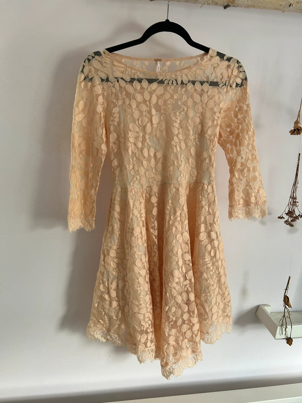 Free people Lacey dress peach 2