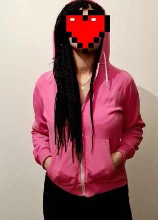 Gilet/Sweat à capuche rose, marca: Inconnu, estado: Muito bom, tamanho: L / 40 / 12, €5.00, €5.95 inclui Proteção do Comprador