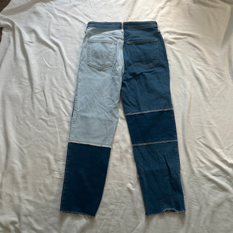 hollister patchwork denim jeans size 28 2